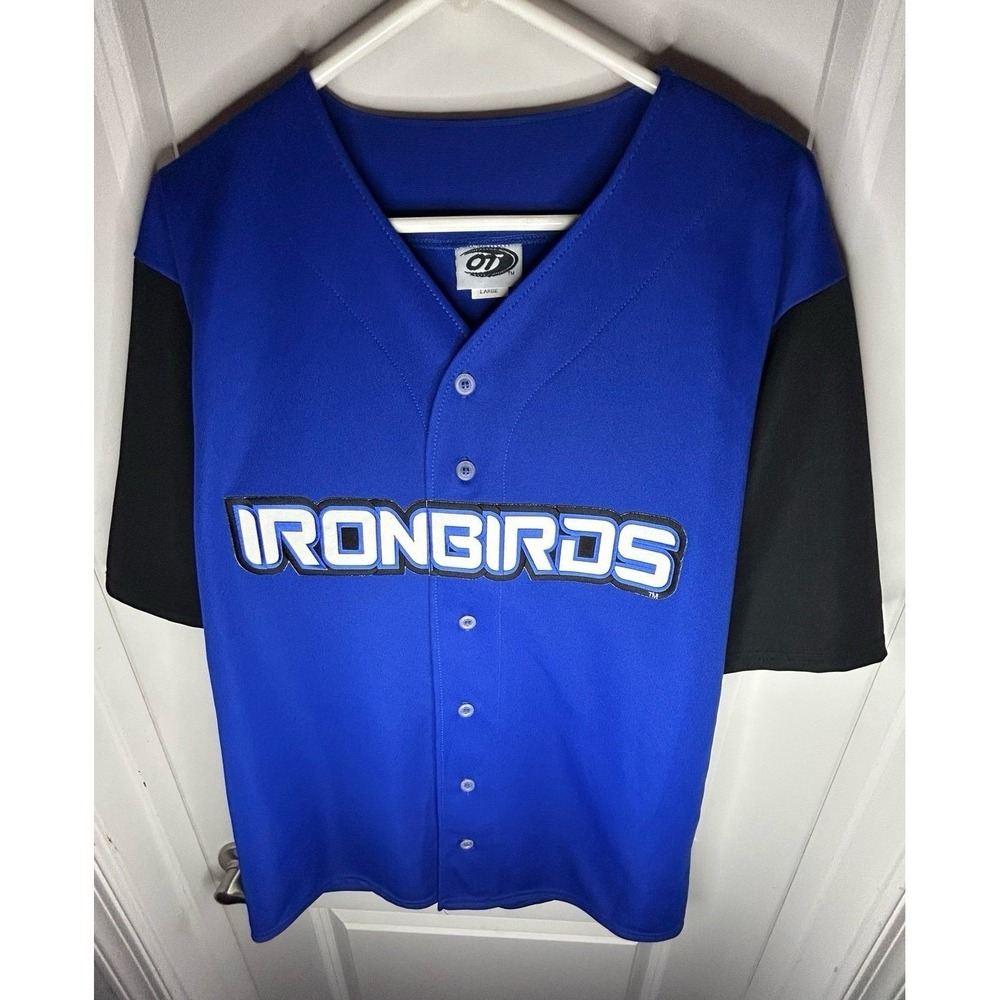Vintage Aberdeen Iron‎ Birds Stitched Minor League Baseball Jersey Sz Mens Large